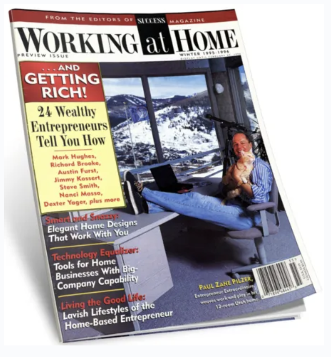 SUCCESS Magazine 1995 — Working at Home Premier, featuring Russ DeVan